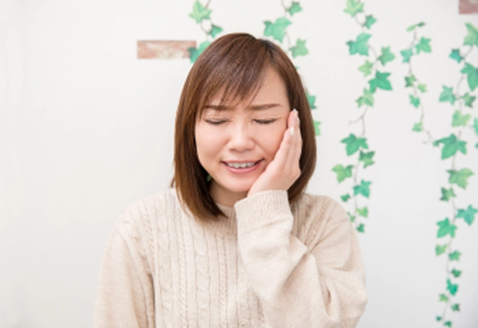 症状に苦しむ女性